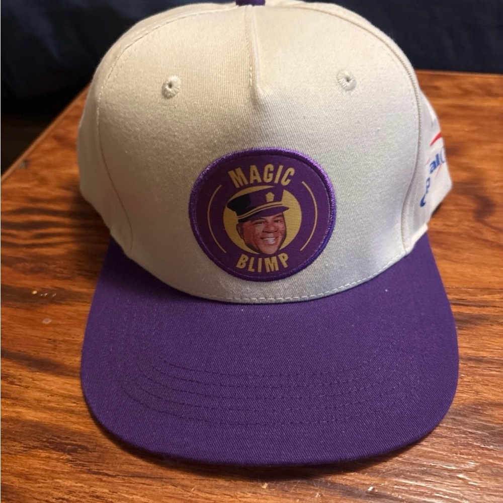 Magic Blimp Purple and Cream Hat